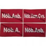 Askeri görev kolluğu nakış işleme arma patch 6x10 cm 1 adet