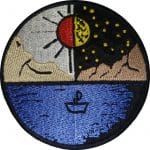 Günden Geceye nakış işleme arma patch 8x8 cm