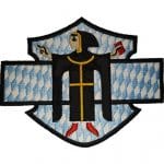 Harley Davidson nakış işleme arma patch 9,5x12 cm