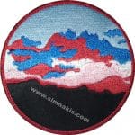 Akşam Gökyüzü nakış işleme arma patch 9x9 cm