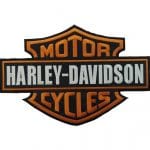 Harley Davidson Motor nakış işleme arma patch peç 17x25 cm ve 23,5×35 cm