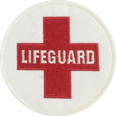 Lifeguard Cankurtaran nakış işleme arma patch 8x8 cm