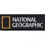 National Geographic nakış işleme arma patch  8x3 cm & 12x4,5 cm
