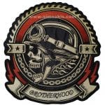 Brotherhood nakış işleme arma patch peç 26x27 cm