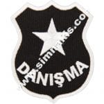 Siteler ve Firmalar için Danışma göğüs ve kol için nakış işleme arma patch peç 7.5x9 cm
