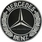 Mercedes Benz nakış işleme arma patch peç 9×9 cm