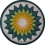 Bp benzin mazot nakış işleme arma patch peç 6x6 cm