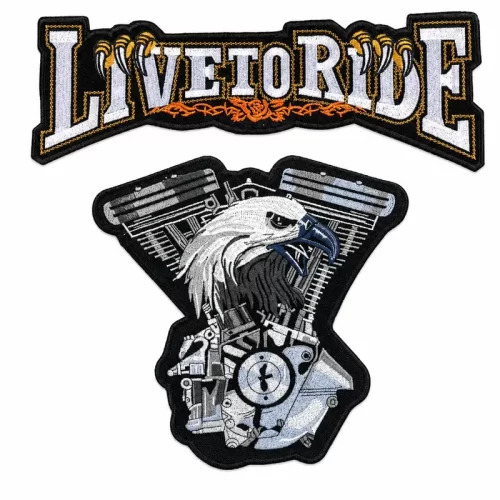 live to ride kartal motor nakis sirt armasi seti
