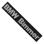 Bmw bimmer nakış işleme arma patch peç 2x12 cm & 4x24.5 cm
