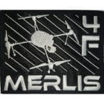 Merlis drone 4f nakış işleme arma patch peç 8x10 cm