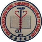 Zirve üniversitesi emine bahaeddin nakıboğlu tıp fakültesi nakış işleme arma patch peç 9x9 cm