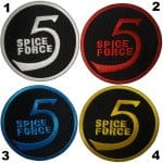 Spice force 5 nakış işleme arma patch peç 9x9 cm