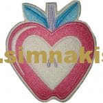 Meyve elma nakış işleme arma patch peç 6.5x7 cm