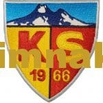 KS Kayseri spor nakış işleme arma patch peç 7.5x8 cm