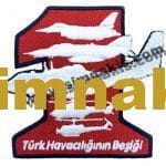 Türk havacılığının beşiği nakış işleme arma patch peç 8.5x9 cm