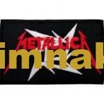 Metallica nakış işleme arma patch peç 5.5x9 cm