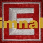 Eczane eczacı logosu nakış işleme arma patch peç 6x6 cm