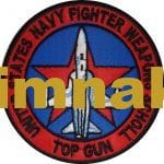 Top Gun uçak united states navy school nakış işleme arma patch peç 9x9 cm