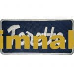 Toretto otomobil araba nakış işleme arma patch peç 6x12 cm
