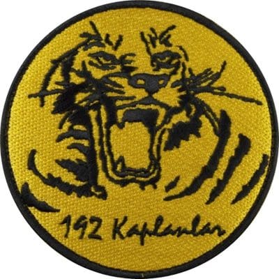 192 filo kaplanlar nakış işleme arma patch peç 9x9 cm