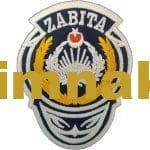 Zabıta nakış işleme arma patch peç 7x9 cm