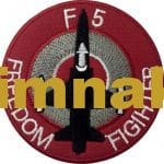 f-5 f5 freedom figihter nakış işleme arma patch peç 9x9 cm