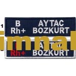 Migros Arama Kurtarma Personel isimlikleri nakış işleme arma peç 2.5x10 cm