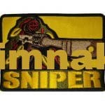 Sniper keskin nişancı nakış işleme arma patch peç 7x9.5 cm