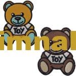 Toy ayı ayıcık nakış işleme arma patch peç 5x6 cm