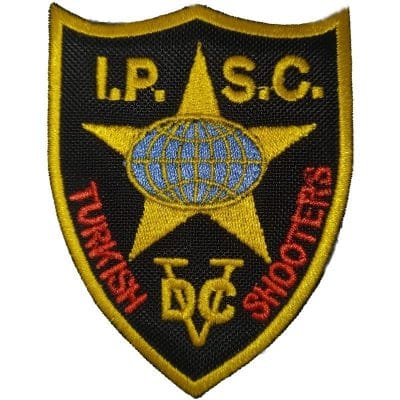 I.P.S.C. Turkish Shooters nakış işleme arma patch peç 6x8 cm