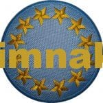 Avrupa Birliği Logo nakış işleme arma patch peç 8x8 c