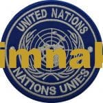 BM Birleşmiş milletler United Nations Unies nakış işleme arma patch peç 9x9 cm