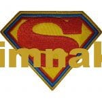 Superman Süpermen nakış işleme arma patch peç 8,5x7 cm