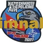 Nato Air 161 Filo nakış işleme arma patch peç 10x10 cm