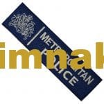 Metropolitan Police nakış işleme arma patch peç 11x3 cm