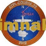 Atpl course 22 oyeah nakış işleme arma patch peç 8x8 cm
