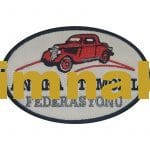 Antika Otomobil Federasyonu nakış işleme arma patch peç 9x6 cm