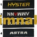 Hyster Nnvwwv Sumitomo Astra nakış işleme arma patch peç 11x3 cm