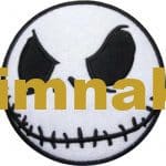 Nightmare Before Christmas Kabus nakış işleme arma patch peç 8x8 cm