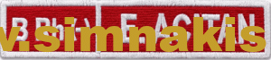 Türk Kızılay Personel isimliği nakış işleme arma patch peç 10x2 cm - Görsel 3