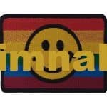 Emoji Nakış işleme Arma Patch Peç 8×6 cm