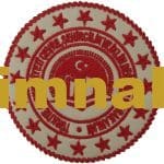 Türkiye Cumhuriyeti Çevre, Şehircilik ve İklim Değişikliği Bakanlığı nakış işleme arma patch 8x8 cm