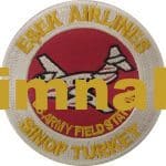 Eşek Airlines Us Army Field Station Sinop Turkey nakış işleme arma patch peç 8x8 cm