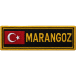 İsimlik nakış işleme arma patch peç 10x3.5 cm