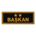 İsimlik nakış işleme arma patch peç 10x3.5 cm