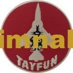 Tayfun 113 Filo nakış işleme arma patch peç 9.5x9.5 cm