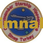 Crewmember Starship Hippedrome Sinop Turkey nakış işleme arma patch peç 8x8 cm