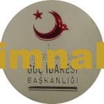 Türkiye Cumhuriyeti Göç İdaresi Başkanlığı 3D Silikon arma patch peç 7×7 cm