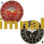 Türkiye Cumhuriyeti Tarım ve Orman Bakanlığı 3D Silikon Arma patch 7x7 cm