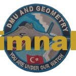 Dmu And Geometry You Are Under Our Watch nakış işleme arma patch peç 10x9 cm